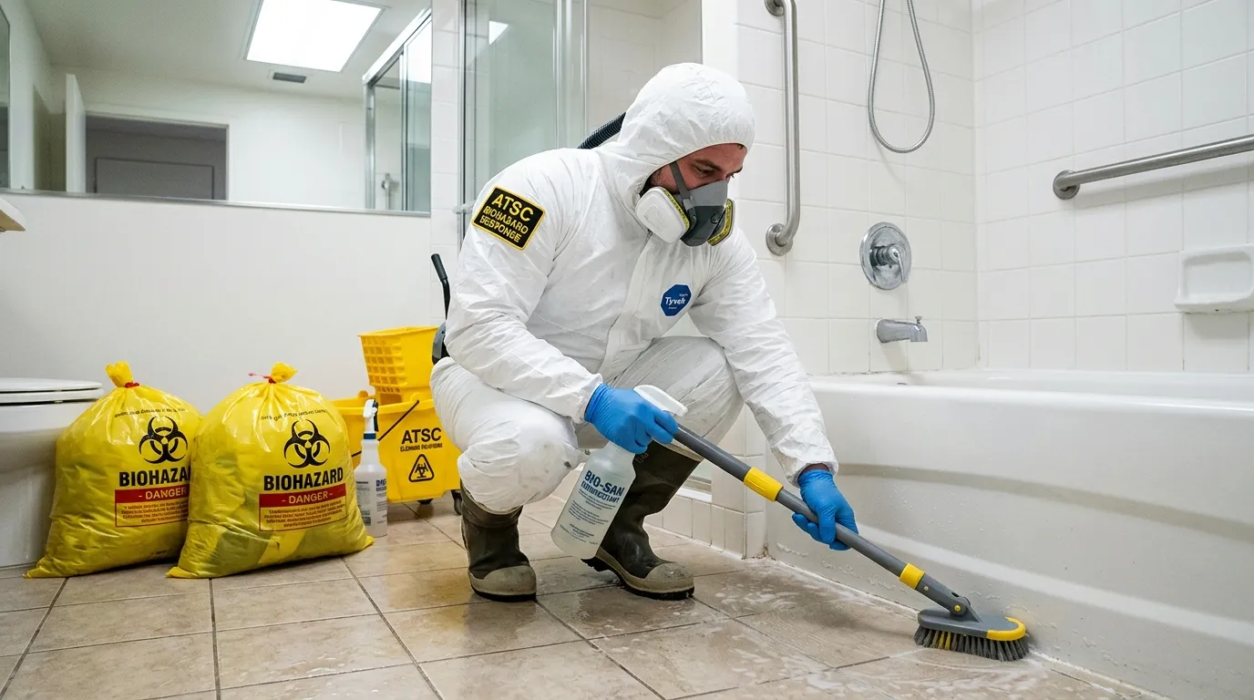 Decontamination equipment deployed for Blood Cleanup in Homestead Meadows North